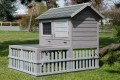 CAGE COCHON D'INDE EN BOIS ''VILLAGE'' 100% SAPIN DE FINLANDE