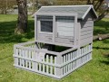 CAGE COCHON D'INDE EN BOIS ''VILLAGE'' 100% SAPIN DE FINLANDE