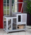 MAISON NICHE D'INTERIEUR POUR PETIT CHIEN ''RESTLAND'' 100% SAPIN DE FINLANDE