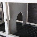 CAGE CLAPIER LAPIN D'INTERIEUR SUR ROUES ''HUTCHLAND'' 100% SAPIN DE FINLANDE