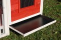 CAGE BOIS COCHON D'INDE ''ANIMALS COTTAGE'' CORAIL 100% SAPIN DE FINLANDE