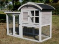 CAGE COCHON D'INDE BOIS ''CURVE''