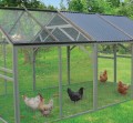 GRAND ENCLOS POUR POULES EN BOIS ''MANSION RUN'' 100% SAPIN DE FINLANDE