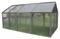 GRAND ENCLOS POUR CHAT/CHATTERIE ''MANSION RUN'' 100% SAPIN DE FINLANDE