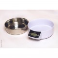 GAMELLE INOX POUR CHIEN AVEC PESÉE INTEGRÉE 1.8 LITRE (800 grs croquettes environ)