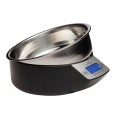 GAMELLE INOX POUR CHIEN AVEC PESÉE INTEGRÉE 1 LITRE (450 grs croquettes environ)