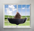 HAMAC DE FENÊTRE POUR CHAT ''DELUXE''