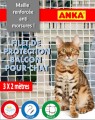 FILET DE SECURITE POUR CHAT/FILET DE BALCON ET PORTE FENETRE POUR CHAT 3 M X 2 M