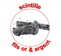 JOUET POUR CHIEN CORDE A NOEUD ''SCINTILLE''