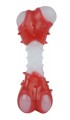 JOUET POUR CHIEN NYLON & CAOUTCHOUC DENTAL BONE