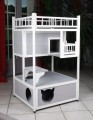MAISON/NICHE D'INTERIEUR POUR CHAT ''COCOON'' 100% SAPIN DE FINLANDE
