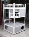 MAISON/NICHE D'INTERIEUR POUR CHAT ''COCOON'' 100% SAPIN DE FINLANDE
