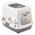 BACS A LITIÈRE ET MAISONS DE TOILETTE POUR CHAT