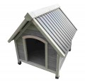 NICHE POUR CHIEN VILLA EXTRA LARGE AVEC TOIT PVC 100% SAPIN DE FINLANDE