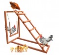 AIRE DE JEU POUR POULES / STAND D'ACTIVITÉ POUR POULES 100% SAPIN DE FINLANDE