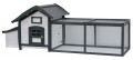 POULAILLER ''ALICE'' AVEC TOIT PVC-100% SAPIN DE FINLANDE