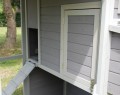 POULAILLER 6 à  8 POULES MEDIUM SQUARE 100% SAPIN DE FINLANDE + abreuvoir 10 Lts (AS4508) et mangeoire 50 cm (AS4504) OFFERTS !