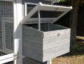POULAILLER 6 à  8 POULES MEDIUM SQUARE 100% SAPIN DE FINLANDE + abreuvoir 10 Lts (AS4508) et mangeoire 50 cm (AS4504) OFFERTS !